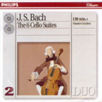 [중고] Maurice Gendron / Bach : Cello Suites (2CD/dp2765)