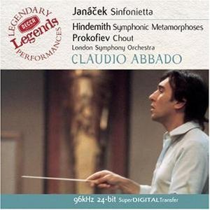 [중고] dio Abbado / Janacek : Sinfonietta, Hindemith : Symphonic Metamorposes (수입/4702642)