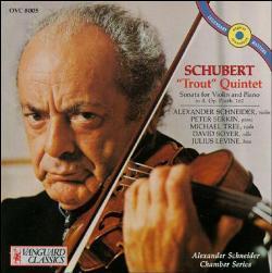 Alexander Schneider / Schubert: Trout Quintet Etc. (미개봉/oovc5029)