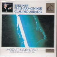 [중고] Ccudio Abbado / Mozart : Symphonies Nos.28, 29 and 35 Haffner (cck7258)