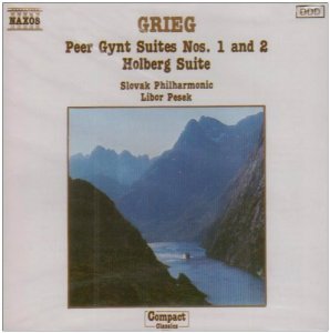 [중고] Libor Pesek / Grieg : Peer Gynt Suite1 &amp; 2, Holberg (일본수입/8550021)