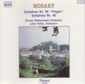 [중고] Libor Pesek / Mozart: Symphony No. 28, No. 40 (일본수입/8550012)