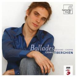 [중고] Cedric Tiberghien / Chopin : Ballade No.1 Op.23 &amp; No.2 Op.38 &amp; Brahms : 4 Ballades (수입/Digipack/hmc901943)