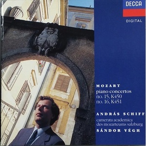 [중고] Andras Schiff, Sandor Vegh / Mozart Piano Concertos No.15, 16 (수입/4333742)