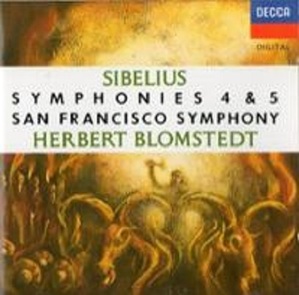 [중고] Herbert Blomstedt / Sibelius : Symphony No4.5 (dd0911)