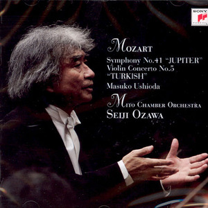 [중고] Seiji Ozawa / Mozart - Symphony No.41 jupiter , Violin Concerto No.5 (수입/88697286892)