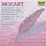 [중고] Charles Mackerras / Mozart : Symphony No.31, 33 &amp; 34 (수입/cd80190)
