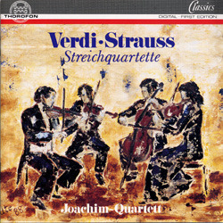[중고] Joachim Quartett / R.Strauss, Verdi : String Quartets (수입/cth2037)