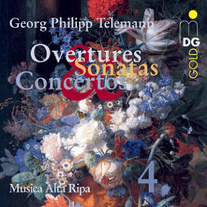 [중고] Musica Alta Ripa / Telemann : Concertos And Chamber Music Vol.4 (수입/mdg30913842)