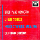 [중고] [LP] Clifford Curzon / Grieg : Piano Concerto, Franck : Variations Symphoniques (sxl 2173)
