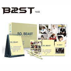 비스트 (Beast) / 2012 SEASON GREETING [캘린더+다이어리+엽서세트+마스킹 테이프+유선노트+스티커] (60%할인/미개봉)