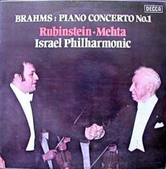 [중고] [LP] Artur Rubinstei, Zubin Mehta / Brahms : Piano Concerto No.1 (sel0368)