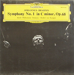 [중고] [LP] Herbert Von Karajan / Brahms : Symphony No.1 in C minor (sel200108)