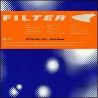 Filter / Title Of Record (미개봉/홍보용)