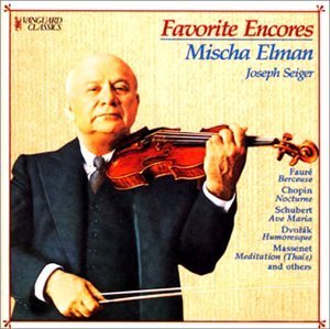 [중고] Joseph Seiger, Mischa Elman / Favorite Encores (oovc5025)