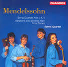 [중고] Sorrel Quartet / Mendelssohn: Works for String Quartet (수입/chan9555)
