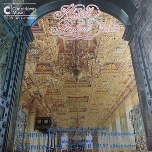 [중고] Klassik Pralines Vol.28 - Mendelssohn-Bartholdy : Symphonie Nr.4, Schumann : Symphonie Nr.3 (수입/7028)