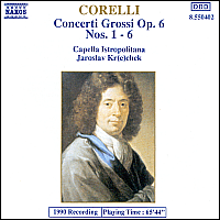[중고] Jaroslav Krechek / Corelli : Concerti Grossi Op. 6, Nos. 1-6 (수입/8550402)