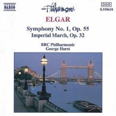 [중고] George Hurst / Elgar : Symphony No. 1 (수입/8550634)