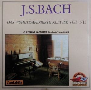 [중고] Christiane Jaccottet / Bach : Das Wohltemperiert Klavier Teil 1/ll (srk5043)