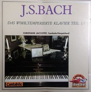 [중고] Christiane Jaccottet / Bach : Das Wohltemperierte Klavier Teil 1/I (srk5042)