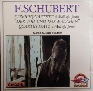 [중고] Caspar da Salo Quartett / Schubert : Streichquartett d-Moll, Quartettsatz c-Moll (srk5040)
