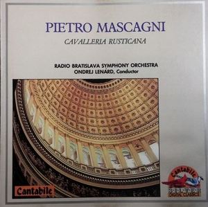 [중고] Ondrej Lenard, Radio Bratislava Symphony Orchestra / Pietro Mascagni : Cavalleria Rusticana (sxcd5080)