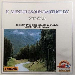 [중고] Louis De Froment, Orchestra Of The Radio Television Luxembourg / Mendelssohn : Overtures (sxcd5158)