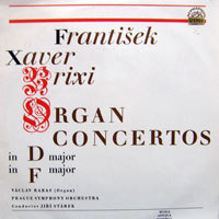 [중고] [LP] Vaclav Rabas, Jiri Starek - Prague Symphony Orch. / F.X. Brixi: Organ Concertos in D major, in F Major (수입/SUA ST50762)