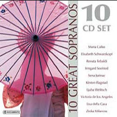 [중고] V.A. / 10 Great Sopranos (10CDs/수입)