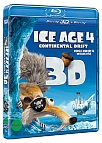 [중고] [Blu-Ray] Ice Age 4: Continental Drift 3D- 아이스 에이지 4: 대륙 이동설 3D (2D+3D 겸용/2Disc+DVD샘플러)  