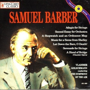 [중고] Vladimir Golschmann / Music of Samuel Barber (oovc5015)