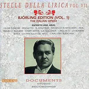[중고] Jussi Bjorling / Stelle Della Lirica Vol. VII - Bjorling Edition (Vol. 1) - Excerpts &amp; Arias (수입/lv988)