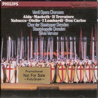 [중고] Silvio Varviso / Verdi : Italian Opera Choruses (dp1713/홍보용)