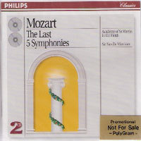 Beville Marriner / Mozart : Las 5 Symphonies (2CD/미개봉/홍보용/dp2705)