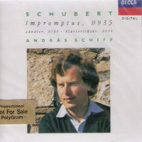 Andras Schiff / Schubert : Impromptus D935 (미개봉/홍보용/dd2108)