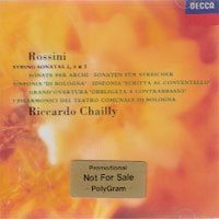 [중고] Riccardo Chailly / Rossini : String Sonatas No.2 (홍보용/dd2522)