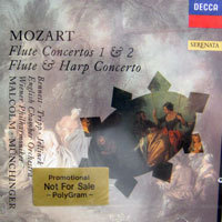 Karl Munchinger , George Malcolm / Mozart : Flute Concertos No1.2, Flute&amp;Harp Concerto (미개봉/홍보용/dd2581)