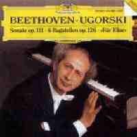 Anatol Ugorski / Beethoven : Piano Sonate Op111, 6bagatellen Op126 (미개봉/홍보용/dg0998)