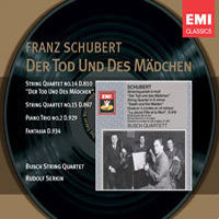 Busch String Quartet / Schubert : Der Tod Und Des M&amp;auml;dchen (2CD/미개봉/ekc2d0738)