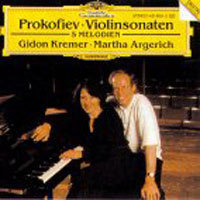 Gidon Kremer, Martha Argerich / Prokofiev : Violin Sonata, 5 Melodien (미개봉/홍보용/dg0974)
