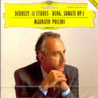 Maurizio Pollini / Debussy : 12 Etudes, Berg : Sonate Op.1 (미개봉/홍보용/dg2150)