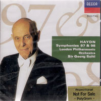 Georg Solti / Haydn : Symphonie No97&amp;98 (미개봉/홍보용/dd0980)