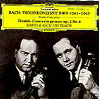 David &amp; Igor Oistrakh / Bach : Violin Concerto Bwv1041.1042.1043 (미개봉/홍보용/dg1775)