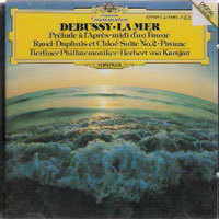 [중고] Herbert Von Karajan / Debussy : La Mer, Ravel : Daphnis Et Chloe Suite (홍보용/dg0172)