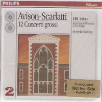 Neville Marriner / Scarlatti : 12 Concerti Crossi (2CD/미개봉/홍보용/dp2751)
