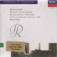 Sviatoslav Richter / A Schumann Recital (미개봉/홍보용/dd2170)