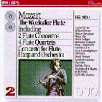 [중고] Nicolet, Bennett / Mozart : The Works For Flute (2CD/홍보용/dp2767)