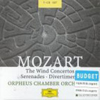 [중고] Orpheus Chamber Orchestra /  Mozart : Wind Concertos, Serenades, Divertimenti  (7CD/수입/4714352)