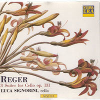 [중고] Luca Signorini / Reger : 3 Suites for Cello Op.131 (수입/7016)